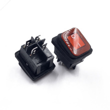 JEC JS-608FAL-0-RB-2-P Square New Boat/Car Marine Supply Water Proof  Rocker Switch